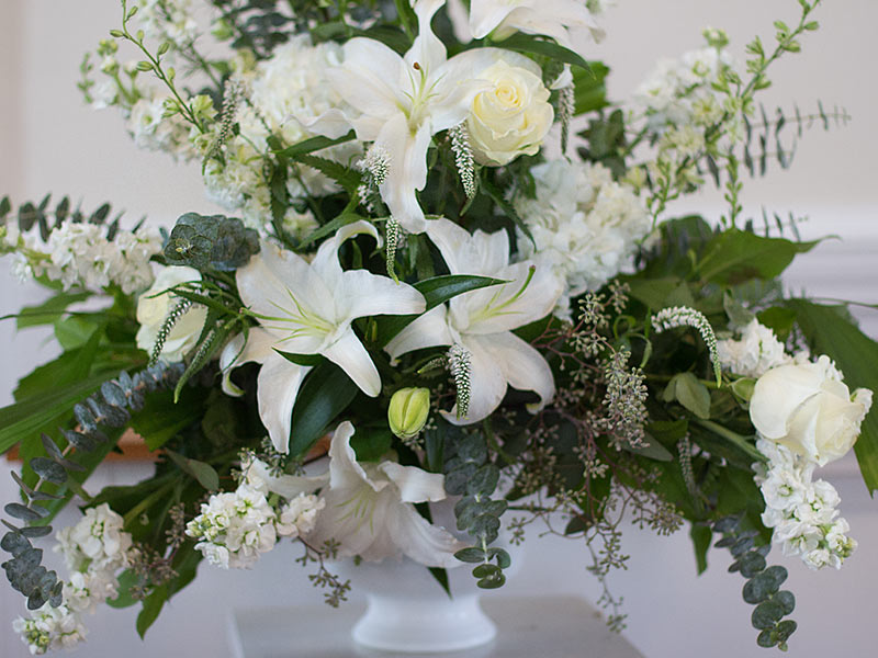 bouquet of white flowers greenport ny