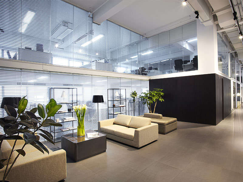 interior of modern office building greenport ny